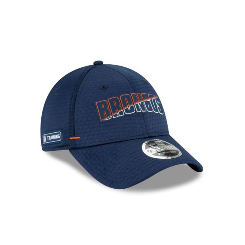 NFL Denver Broncos Official Summer Sideline Stretch Snap 9Forty Snapback (ZKB2465) - Orange New Era Caps